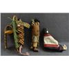 Image 4 : THREE TOY CRADLES, ONE SKOOKUM DOLL