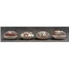Image 4 : FOUR ACOMA POTTERY SEED JARS