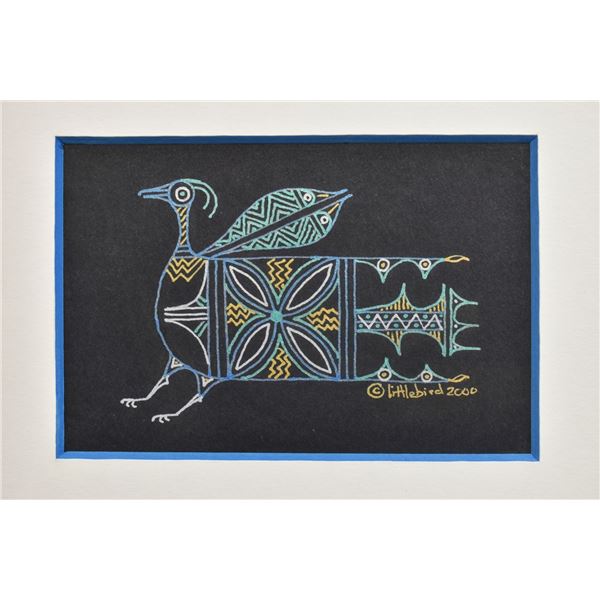 LAGUNA/SANTO DOMINGO PAINTING (HAROLD LITTLEBIRD)