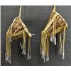 Image 1 : TWO MINIATURE APACHE BURDEN BASKETS