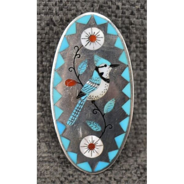 ZUNI INDIAN PIN/PENDANT (RUDDELL & NANCY LACONSELLO)