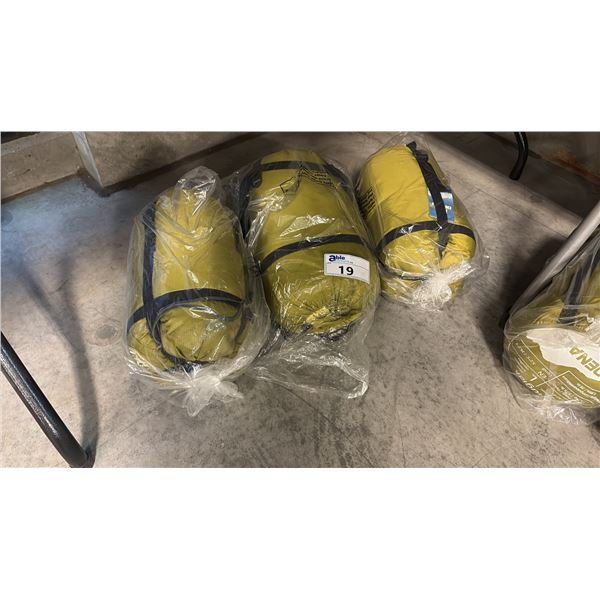 3 CHUGIAK DENALI (LONG) SLEEPING BAGS 78 IN