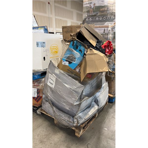 PALLET OF AQUATIC VESSELS AND ACCESSORIES INCL HAVASU WATERSPORTS