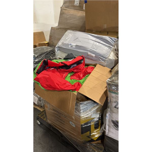 PALLET OF AQUATIC VESSELS AND ACCESSORIES INCL HAVASU WATERSPORTS