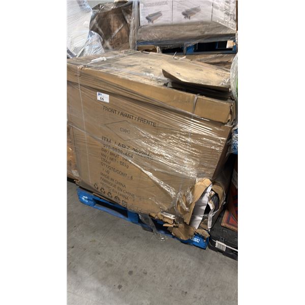 PALLET OF AQUATIC VESSELS AND ACCESSORIES INCL BODY GLOVE SUP BOARDS