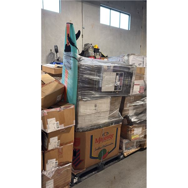 PALLET OF AQUATIC VESSELS AND ACCESSORIES