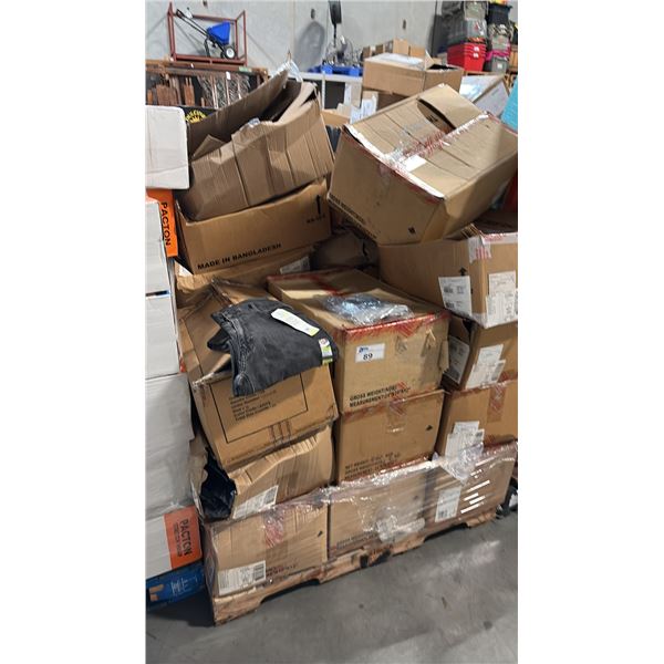 PALLET OF MIXED APPAREL