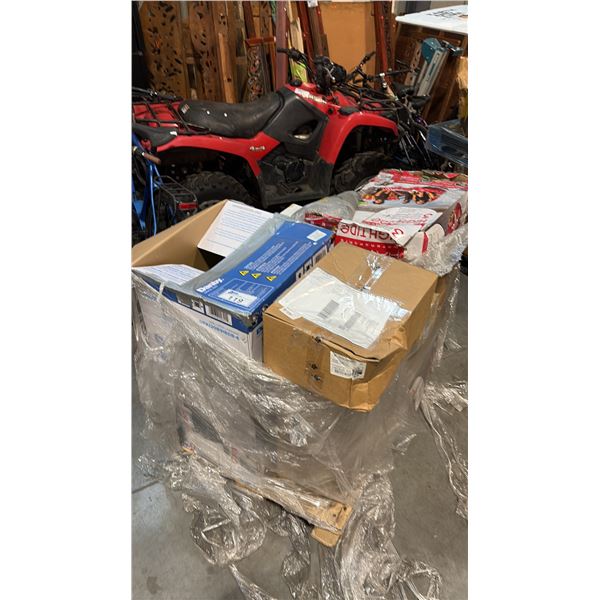 PALLET OF AQUATIC VESSELS AND ACCESSORIES INCL HAVASU WATERSPORTS AND MORE