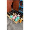 Image 1 : PALLET OF DUMBBELLS AND KETTLE BELLS