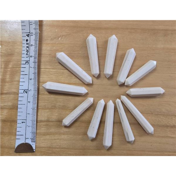 12 Antique Chinese Ivory Pencils