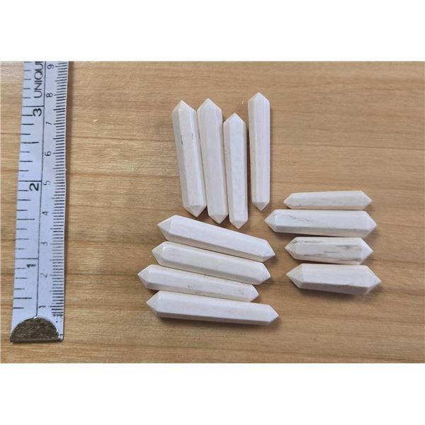 12 Antique Chinese Ivory Pencils