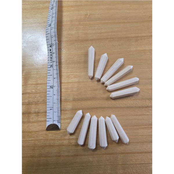 12 Antique Chinese Ivory Pencils