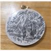 Image 5 : Four Antique Scrimshaw Pendants Signed Hon