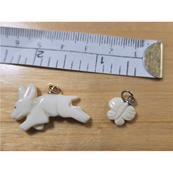 Antique Inuit Pendants Featuring Animal Motifs