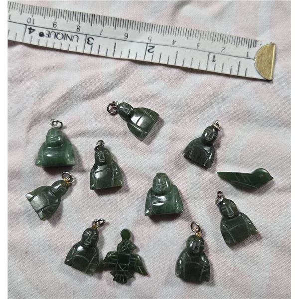 Inuit Carved Jade Pendants