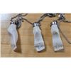 Image 2 : Antique Ivory Carved Foot Pendants with Chains