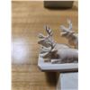 Image 8 : Antique USSR Inuit Carving With Sled Scene
