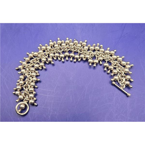 Vintage Silpada Cha Cha Sterling Silver Bracelet