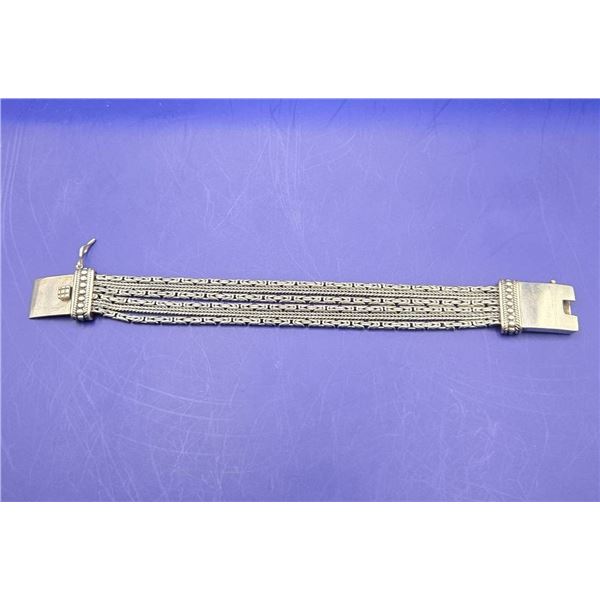 Vintage Silpada Byzantine Sterling Silver Bracelet