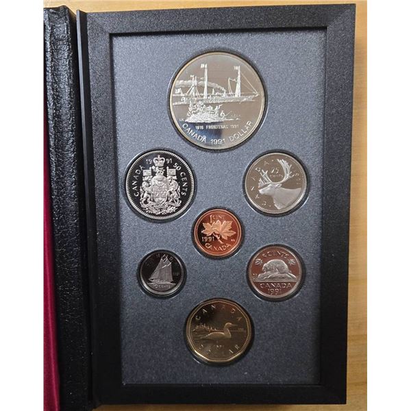1991 Canada Uncirculated Coin Set in Original Folder