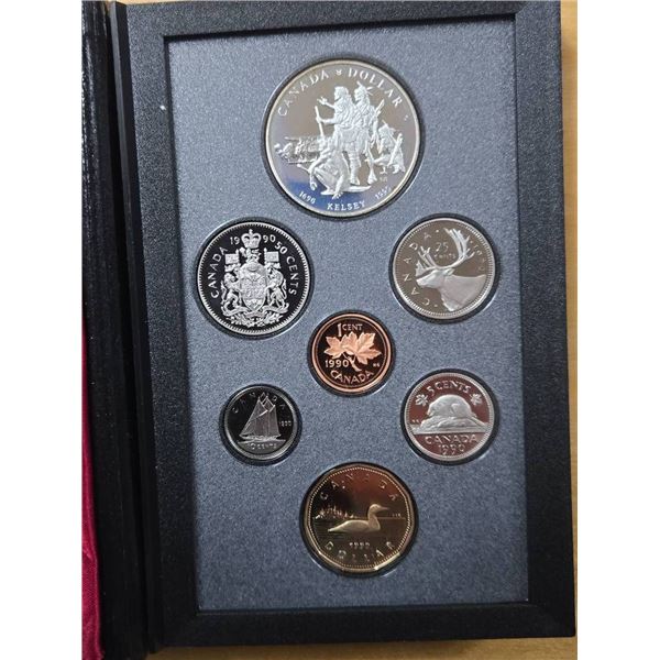 1990 Canada Proof Coin Set in Original Case