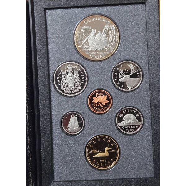1985 Canada Proof Coin Set with Case