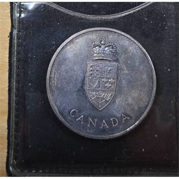 Canadian Confederation Centennial Silver Coin