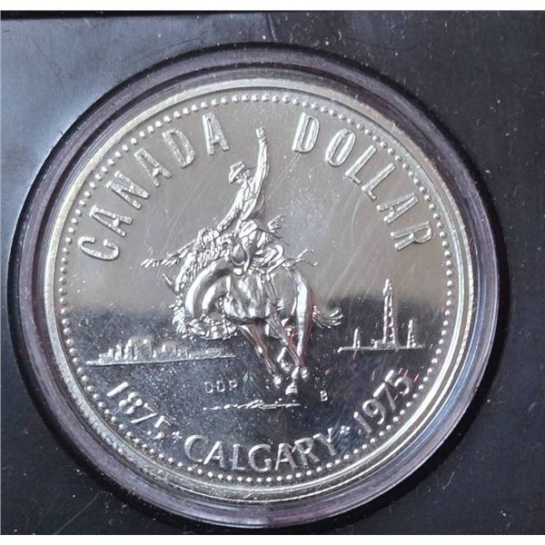1982 Canada Calgary Dollar Coin in Original Display Case