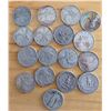 Image 1 : 16 Vintage silver Quarters, Various Years