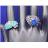 Image 1 : Sterling Silver Opal Ring and 1982 Class Ring by Jostens
