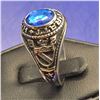 Image 2 : Sterling Silver Opal Ring and 1982 Class Ring by Jostens