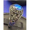 Image 3 : Sterling Silver Opal Ring and 1982 Class Ring by Jostens