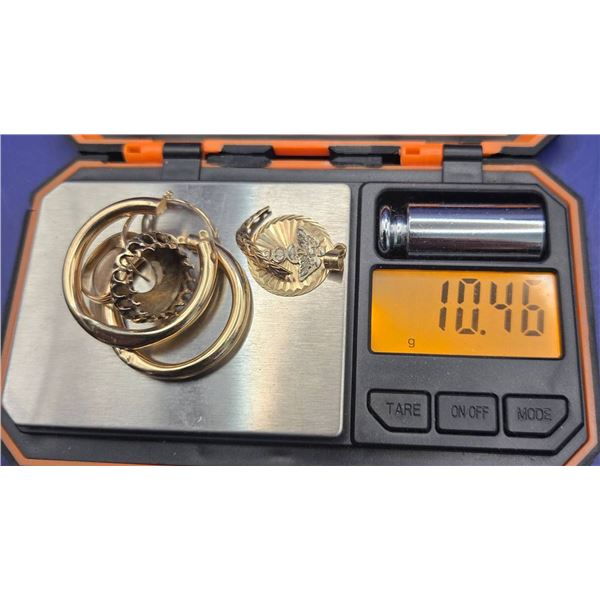 10.46 Grams of Scrap 10k Gold Jewelry
