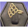 Image 1 : 10K Gold Ring With Openwork Design, Size 6.5
