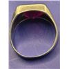 Image 3 : 10k White Gold Ring with Genuine Ruby