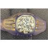 Image 3 : Mens 18k Gold Diamond Solitaire Ring