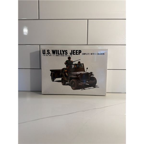 Bandia 1:48 scale Willys Jeep