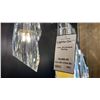 Image 4 : LUMA 5 LED PENDANT CHANDELIER STERLING. RETAIL $5089. APPROX 16"D X 90"H WITH ADJUSTABLE PENDANTS.