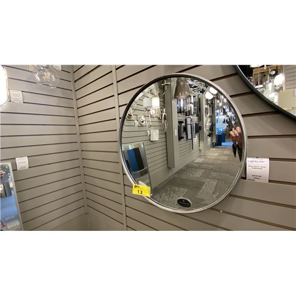 NOVA 24" D BEVELED EDGE SILVER UNDERTONES