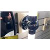 Image 2 : DAPHNE 2 LIGHT WALL SCONCE CHROME AND WHITE FROSTED GLASS 24"H
