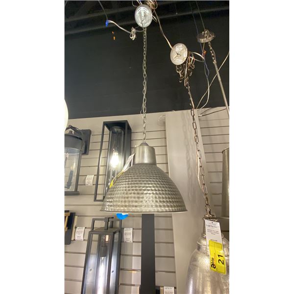 MISSOULA 1 LIGHT PENDANT ANTIQUE PEWTER SHADE