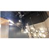 Image 1 : AXEL 6 LIGHT PENDANT POLISHED NICKEL APPROX 54" ACROSS. ADJUSTABLE