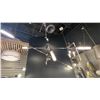 Image 3 : AXEL 6 LIGHT PENDANT POLISHED NICKEL APPROX 54" ACROSS. ADJUSTABLE