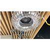 Image 2 : ALISTAIR 5 LIGHT FLUSH MOUNT CHARCOAL BRONZE