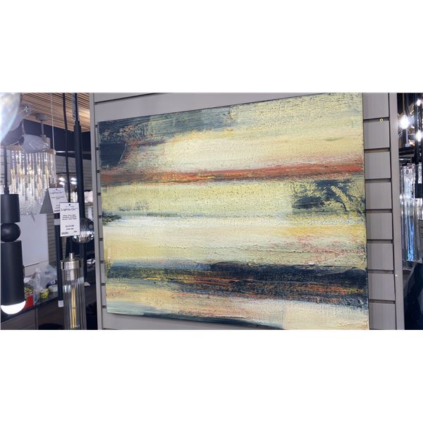 NO SECRETS 24" X 30" ORIGINAL ART OIL ON CANVAS BY CANADIAN ARTIST BRENT DAWE