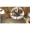 Image 3 : MALEN 8 LIGHT PENDANT. SEMI FLUSH. CLASSIC PEWTER. APPROX 20" DIAMETER