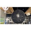 Image 1 : BERKELEY 1 LIGHT PENDANT. MATTE BLACK. APPROX 18" DIAMETER