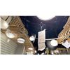 Image 3 : DECO LED PENDANT. CLEAR/BLACK/WHITE DIFFUSER. APPROX 17"