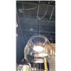 Image 4 : DECO LED PENDANT. CLEAR/BLACK/WHITE DIFFUSER. APPROX 17"