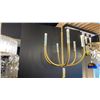 Image 1 : PRESTO!, LED CEILING MOUNT, AGED BRASS, CLEAR GLASS. 24" DIAMETER